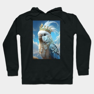 Blue Budgie Pet design Hoodie